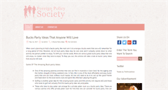 Desktop Screenshot of foreignpolicysociety.org